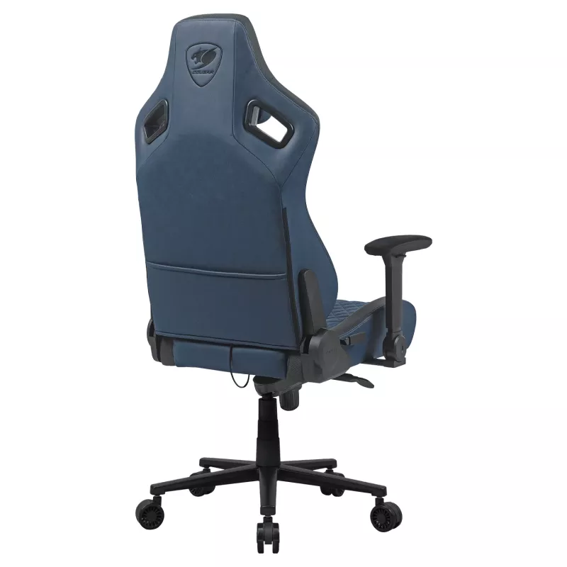 Universal-Gaming-Stuhl Cougar CGR-DSF-BUB — gepolsterter Sitz, max. Belastung 150 kg, B760 x T690 x H1295 mm, navy