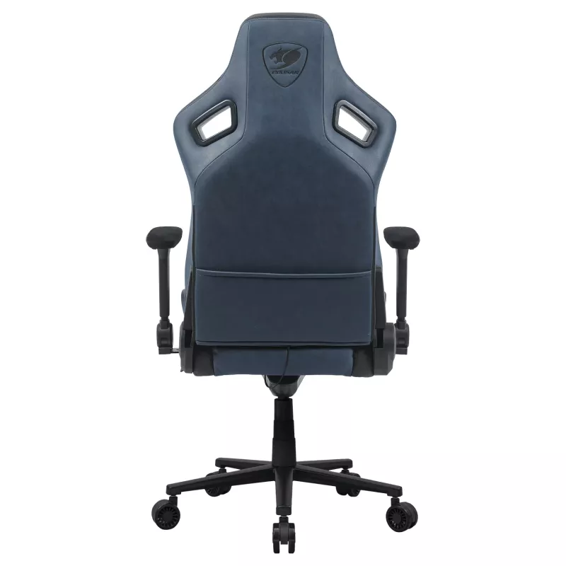 Universal-Gaming-Stuhl Cougar CGR-DSF-BUB — gepolsterter Sitz, max. Belastung 150 kg, B760 x T690 x H1295 mm, navy