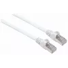 Intellinet Netzwerk-Patchkabel, Cat7-Kabel/Cat6A-Stecker, 1 m, Weiß, Kupfer, S/FTP, LSOH/LSZH, PVC, RJ45, vergoldete Kontakte, rastnasenfrei, Knickschutztülle, lebenslange Garantie