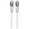 Intellinet Netzwerk-Patchkabel, Cat7-Kabel/Cat6A-Stecker, 1 m, Weiß, Kupfer, S/FTP, LSOH/LSZH, PVC, RJ45, vergoldete Kontakte, rastnasenfrei, Knickschutztülle, lebenslange Garantie