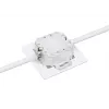 Intellinet 2-Port Cat6a 10G Geschirmte RJ45 Wanddose Unterputz mit Abdeckrahmen, STP, Signalweiß RAL9003