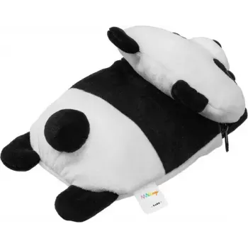 Wallet LAUT MAGMOJI — MagSafe-kompatible Brieftasche mit Panda-Design, ABS/Plüsch/Stoff/Metall/Nylon, Schwarz & Weiß