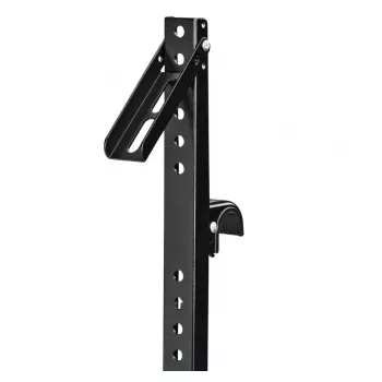 Hama 00220870 Staffelei-TV-Ständer, freistehend, höhenverstellbar, bis 75 Zoll (190,5 cm), VESA 600x400, bis 40 kg, Schwarz