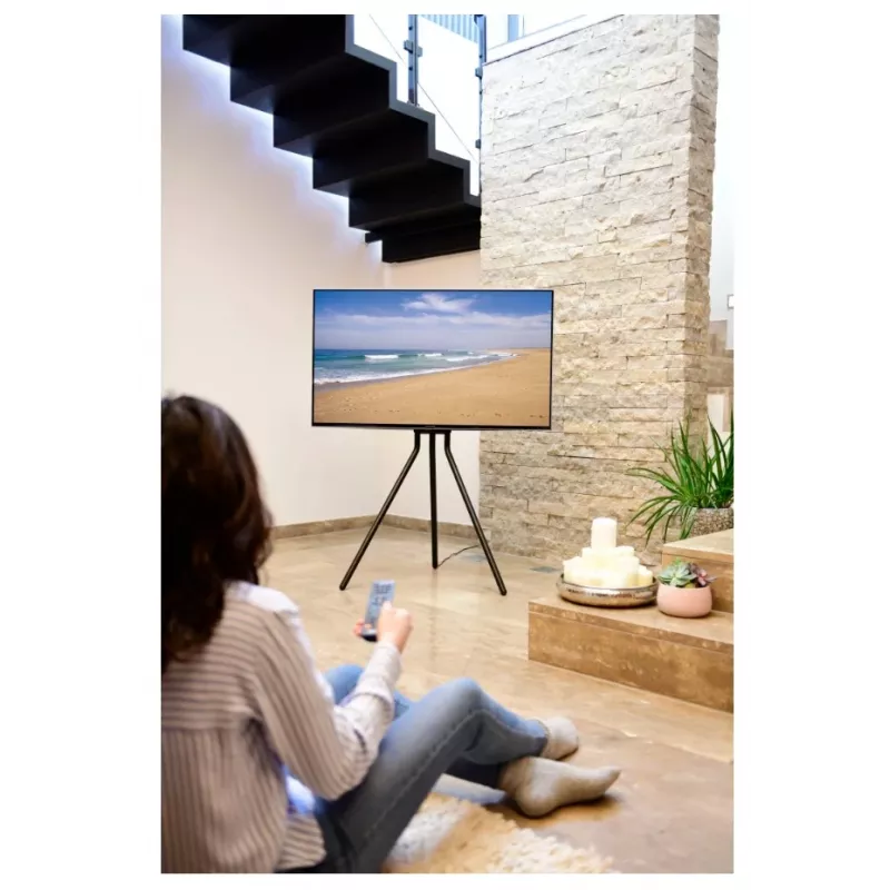 Hama 00220870 TV-Ständer/Standfuß 190,5 cm (75 Zoll) Schwarz