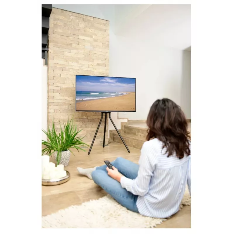 Hama 00220870 TV-Ständer/Standfuß 190,5 cm (75 Zoll) Schwarz