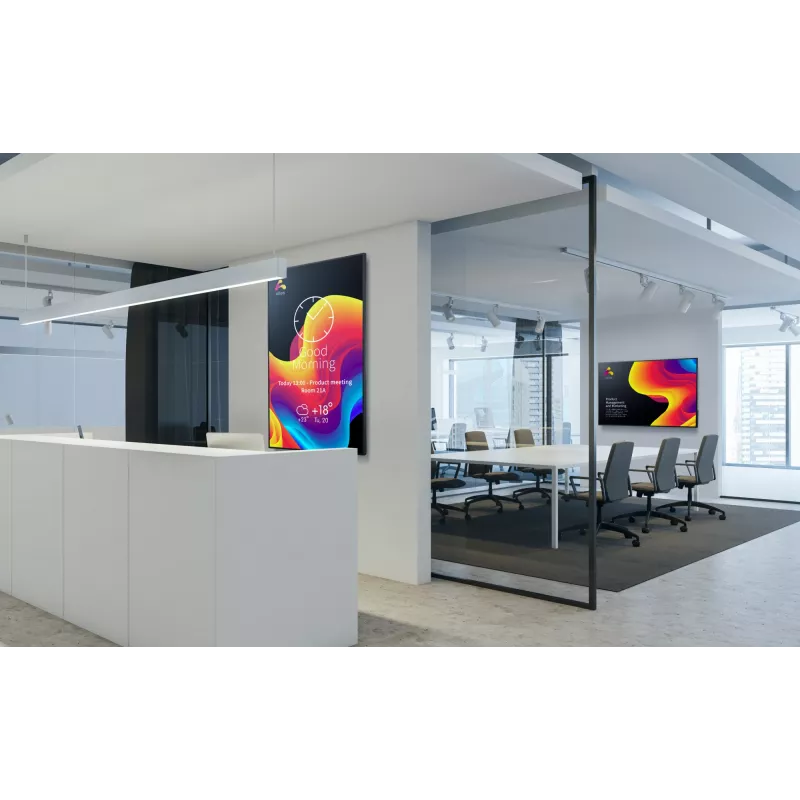 Sharp PN-ME752 Digital Signage Flachbildschirm 190,5 cm (75 Zoll) LED 450 cd/m² 4K Ultra HD Schwarz Android