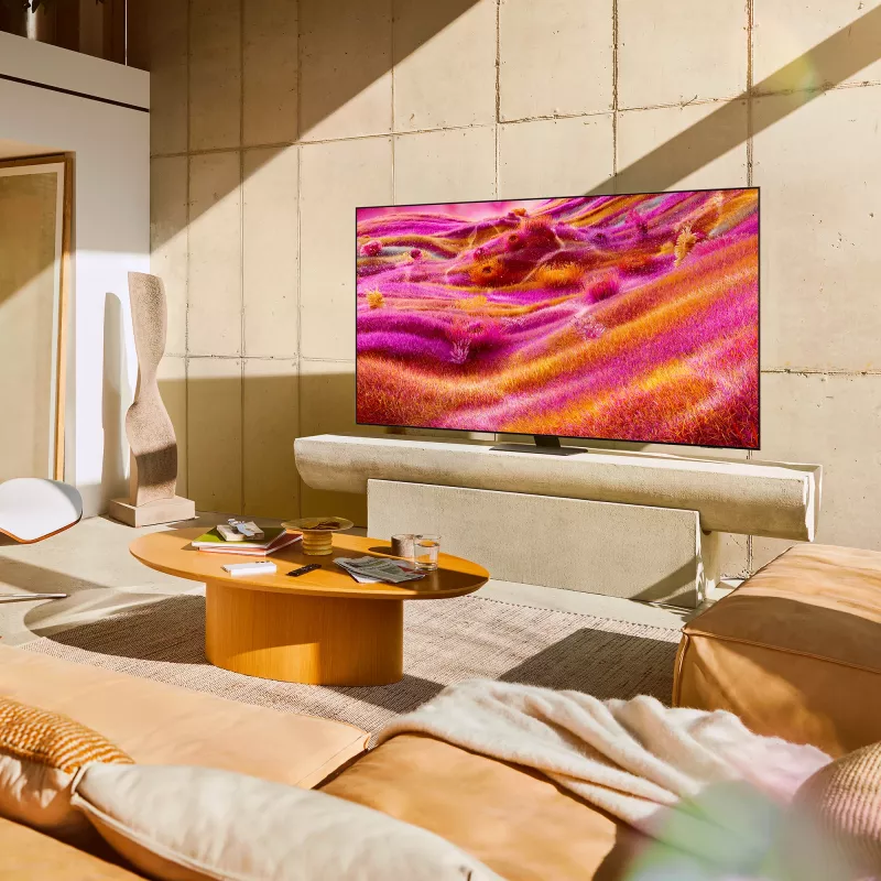 Smart TV Samsung QE43QN90FAT 43 Zoll (109,2 cm) Neo QLED 4K Ultra HD, Wi‑Fi, DVB-T2/C/S2, Schwarz