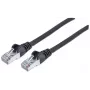 Intellinet Netzwerk-Patchkabel, Cat6A, 1m, Schwarz, Kupfer, S/FTP, LSOH / LSZH, PVC, RJ45, vergoldete Kontakte, Snagless, Booted, lebenslange Garantie