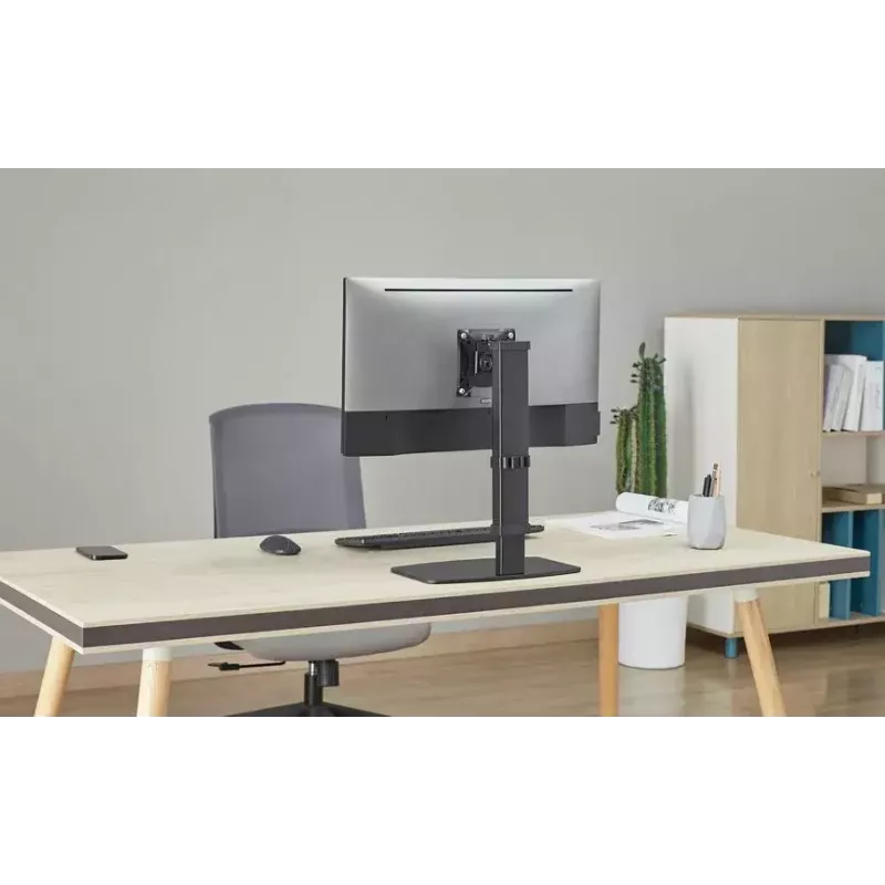 Equip 43,2 cm – 81,3 cm (17 inch – 32 inch) Freistehender Monitorständer Schwarz 8 kg Tragfähigkeit