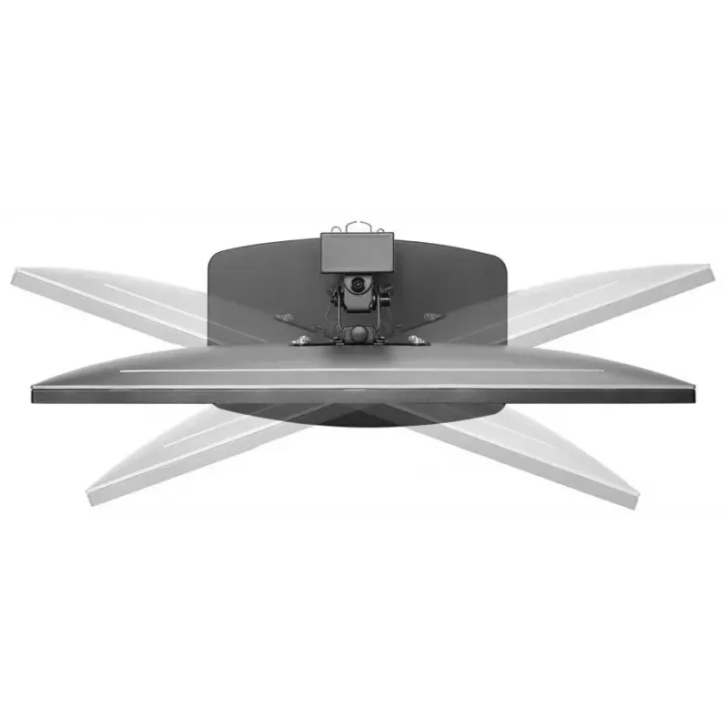 Equip 43,2 cm – 81,3 cm (17 inch – 32 inch) Freistehender Monitorständer Schwarz 8 kg Tragfähigkeit