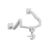 Equip 17 Zoll - 35 Zoll Hochbelastbare Dual-Monitor-Tischhalterung, Weiß