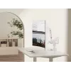 Equip 17 Zoll - 35 Zoll Hochbelastbare Dual-Monitor-Tischhalterung, Weiß