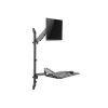Equip Wandmontierte Workstation für einen Monitor 17 Zoll – 32 Zoll