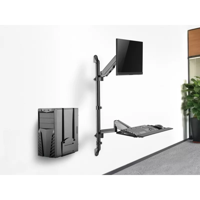 Equip Wandmontierte Workstation für einen Monitor 17 Zoll – 32 Zoll