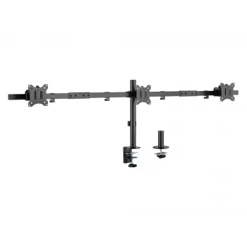 Equip 17 Zoll-32 Zoll Gelenkarm Dreifach-Monitor Tischhalterung Klemme/Tischdurchführung 21 kg