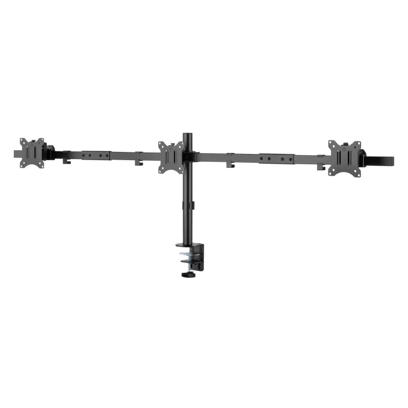 Equip 17 Zoll-32 Zoll Gelenkarm Dreifach-Monitor Tischhalterung Klemme/Tischdurchführung 21 kg