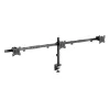 Equip 17 Zoll-32 Zoll Gelenkarm Dreifach-Monitor Tischhalterung Klemme/Tischdurchführung 21 kg