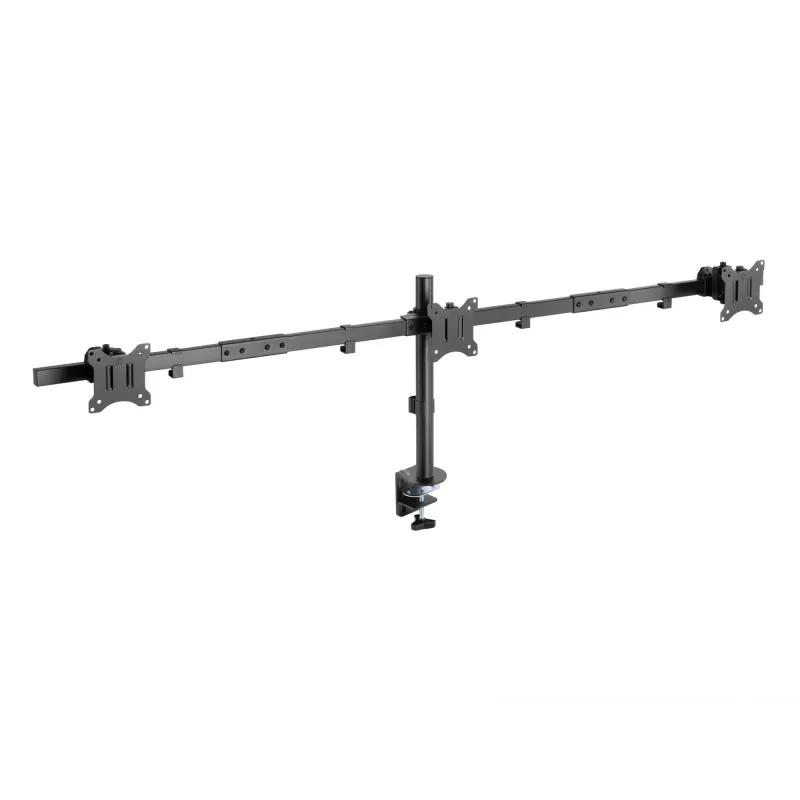 Equip 17 Zoll-32 Zoll Gelenkarm Dreifach-Monitor Tischhalterung Klemme/Tischdurchführung 21 kg