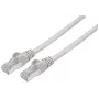 Intellinet Netzwerk-Patchkabel, Cat6, 2 m, Grau, Kupfer, S/FTP, LSOH/LSZH, PVC, RJ45, vergoldete Kontakte, rastnasenfrei, angespritzt, lebenslange Garantie