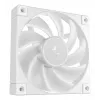 12 cm DeepCool FD12 ARGB Computer-Gehäuselüfter, weiß, 400–2050 RPM, hydraulisches Lager