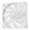12 cm DeepCool FD12 ARGB Computer-Gehäuselüfter, weiß, 400–2050 RPM, hydraulisches Lager