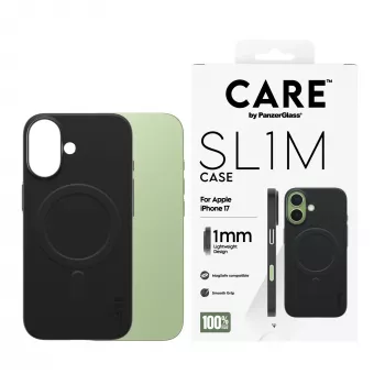 Schutzhülle PanzerGlass SL1M mit MagSafe für iPhone 17, Schwarz