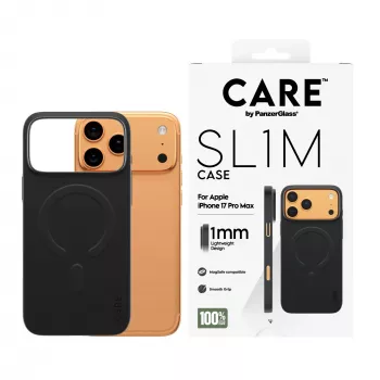 Handyhülle PanzerGlass CARE™ SL1M Case Schwarz mit MagSafe für iPhone 17 Pro Max