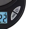 Elektrische Küchenwaage Xavax Jewel Schwarz Oval — max. 0,5 kg, Genauigkeit 0,1 g, CR2032-Batterie, 130×100×15 mm