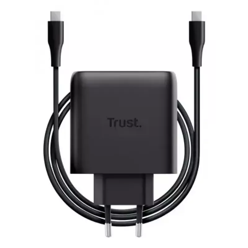 Ladegerät Trust Maxo 65W USB-C GaN Ladegerät Innenbereich AC Laptop Smartphone Tablet