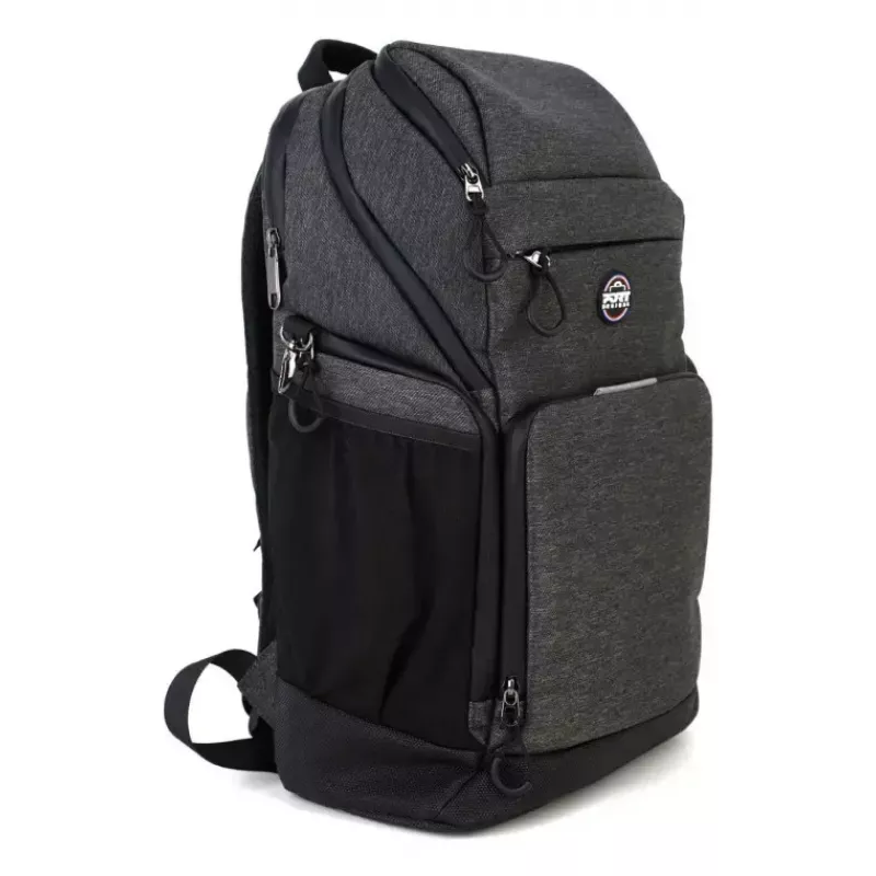 Backpack Port Designs Montreal für 40,6 cm (16 Zoll) Laptops — Polyester, Schwarz/Grau