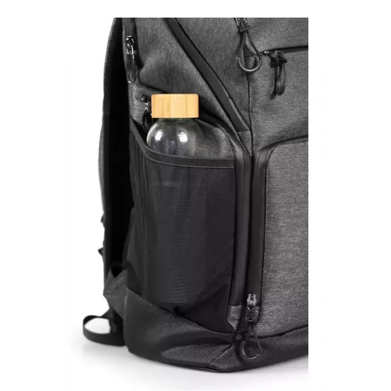Backpack Port Designs Montreal für 40,6 cm (16 Zoll) Laptops — Polyester, Schwarz/Grau
