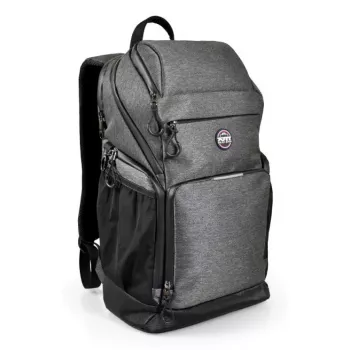 Backpack Port Designs Montreal für 40,6 cm (16 Zoll) Laptops — Polyester, Schwarz/Grau