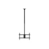 Deckenhalterung Dual Rücken-an-Rücken für 43 Zoll–86 Zoll Bildschirme EQUIP, Neigung -20–5°, Schwenkbereich ±180°, VESA 200x200–600x400, max. Belastung 100 kg, schwarz