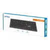 Manhattan Tastatur USB Kabelgebunden, Schwarz, Tasten in voller Größe, Kabel 1,5 m, USB-A-Anschluss, Plug and Play, Drei Jahre Garantie