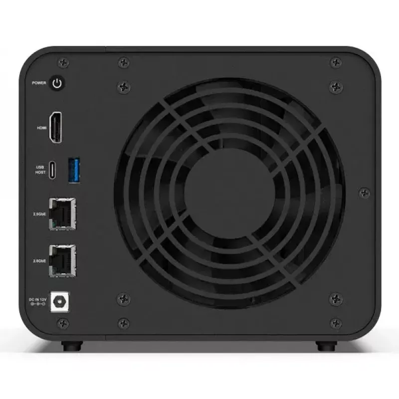 TerraMaster F4-424 PRO NAS/Storage Server Desktop Intel® Core™ i3 i3-N305 32 GB DDR5 Schwarz
