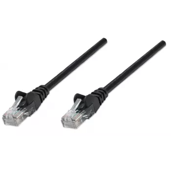 Intellinet Netzwerk Patchkabel, Cat6A, 0,25 m, Schwarz, Kupfer, S/FTP, LSOH/LSZH, PVC, RJ45, vergoldete Kontakte, Rastnasenschutz, mit Tülle, lebenslange Garantie