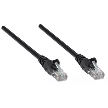 Intellinet Netzwerk Patchkabel, Cat6A, 0,25 m, Schwarz, Kupfer, S/FTP, LSOH/LSZH, PVC, RJ45, vergoldete Kontakte, Rastnasenschutz, mit Tülle, lebenslange Garantie