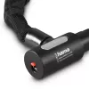 Hama 00178138 Fahrradschloss Schwarz 1200 mm Kettenschloss