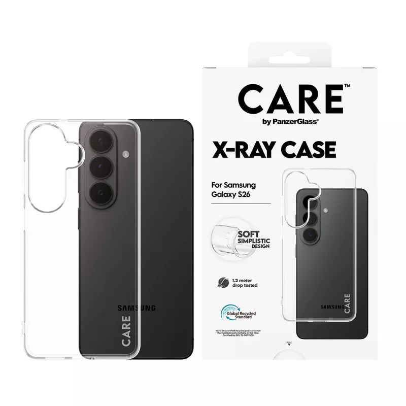Schutzhülle PanzerGlass CARE X-Ray für Samsung Galaxy S26 (CR78132)