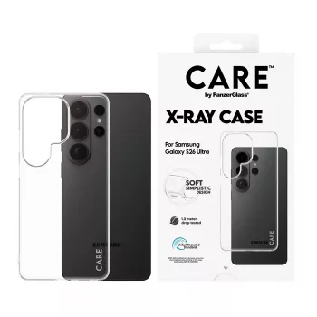 Schutzhülle CARE X-Ray von PanzerGlass für Samsung Galaxy S26 Ultra (CR28792) – transparente Schutzabdeckung für Telefone