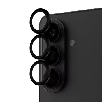 PanzerGlass Hoops Kameraschutzglas Schwarz für Samsung Galaxy S26 / S26+ — Gehärtetes Glas & Silikon, kratz- und stoßfest