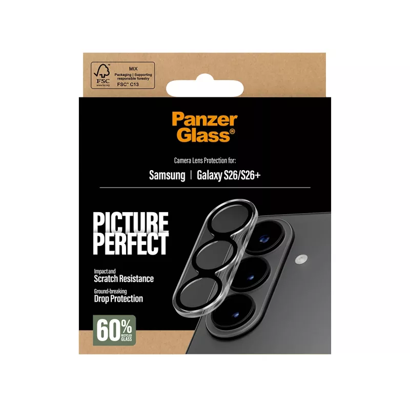 Bildschirmschutz PanzerGlass PicturePerfect Kameraschutz für Samsung Galaxy S26 / S26+ (PG94088)