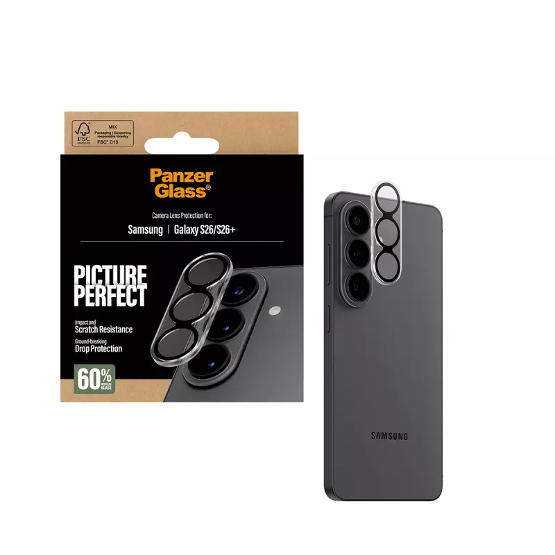 Bildschirmschutz PanzerGlass PicturePerfect Kameraschutz für Samsung Galaxy S26 / S26+ (PG94088)