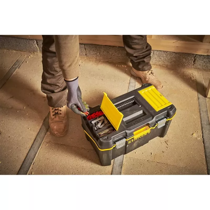 Hartschalenkoffer Stanley STST83397-1 Kunststoff 22 kg Schwarz Gelb
