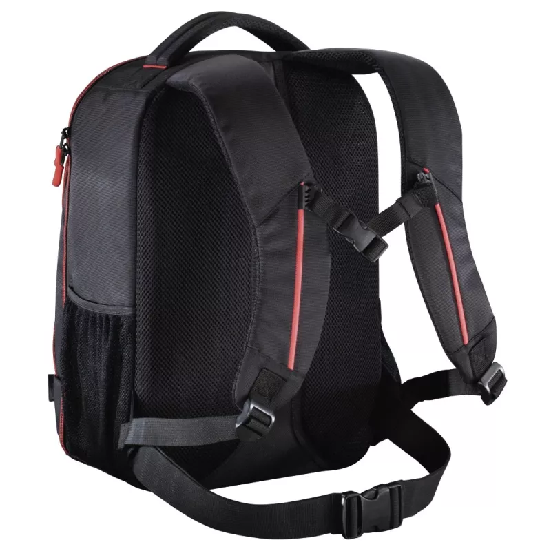 Hama Miami Rucksack-Tasche Schwarz, Rot