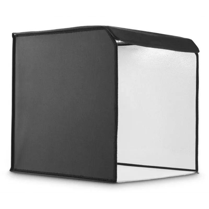 Mini-Fotostudio HAMA faltbare Box mit LED-Ringlicht 50×50 cm, Modell 00004664