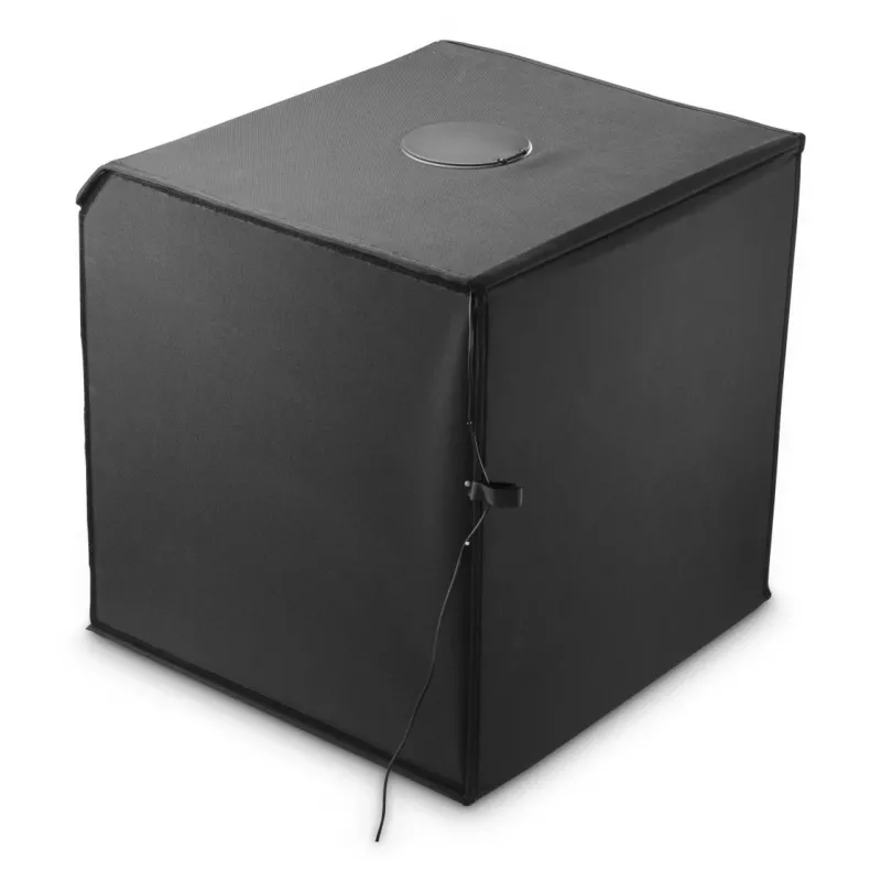 Mini-Fotostudio HAMA faltbare Box mit LED-Ringlicht 50×50 cm, Modell 00004664