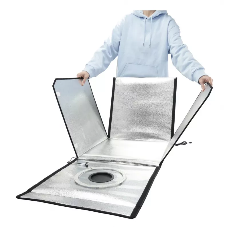 Mini-Fotostudio HAMA faltbare Box mit LED-Ringlicht 50×50 cm, Modell 00004664