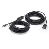 Techly IUSB-REP220TY3 USB-Kabel USB 2.0 20 m USB A Schwarz
