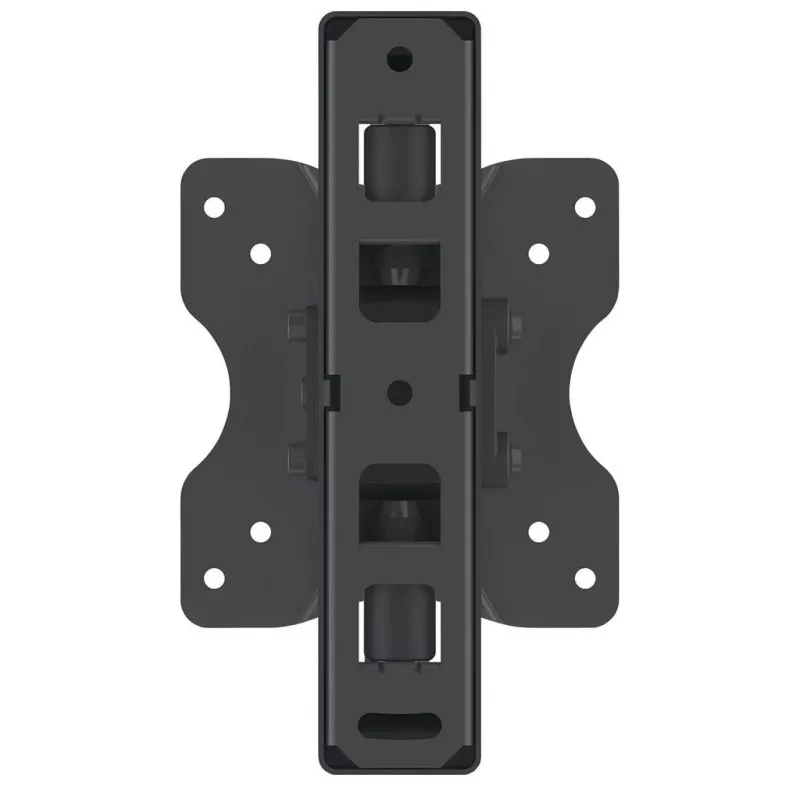 Manhattan Wandhalterung für TV & Monitore (Full Motion), Für Bildschirme 13 Zoll bis 27 Zoll, VESA-Kompatibilität: 75x75 mm und 100x100 mm – Bitte überprüfen Sie die Abmessungen der vier Befestigungslöcher auf der Rückseite des Bildschirms, um die Passgenauigkeit sicherzustellen, Max. 20 kg, Schwarz, Halterung